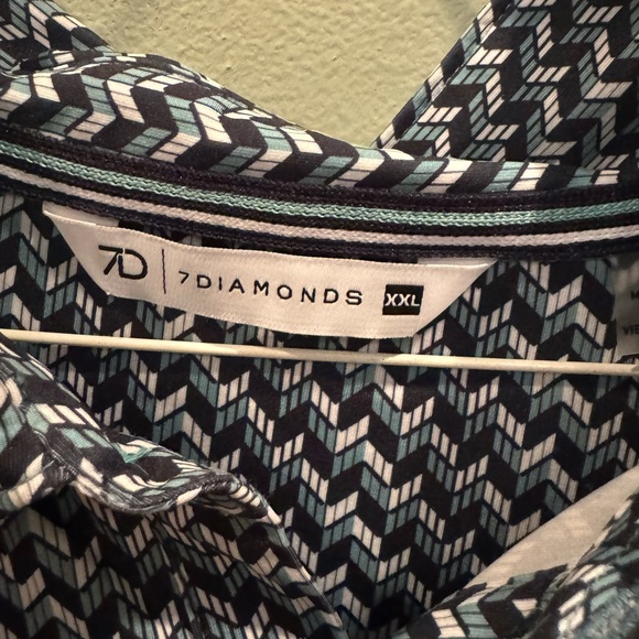 7 Diamonds XXL Golf Shirt - Picture 2 of 2